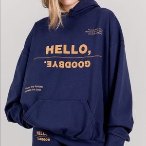 Mayfair The Label Hello, Goodbye. Sweatshirt and Sweatpants